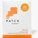 Patch Remedy Focus Patch | Ginkgo Biloba, Acetyl-L-Carnitine, Bacopa, Magnezyum L-Threonate, Green Tea | 30 Patches