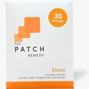 Patch Remedy Focus Patch | Ginkgo Biloba, Acetyl-L-Carnitine, Bacopa, Magnezyum L-Threonate, Green Tea | 30 Patches