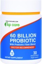 Probiyotiks 60 Milyar CFU - 10 Strains + Organik Prebiyotikler - Immune, Digestive & Gut Health - Destekler Occasional Constipation, Diarrhea, Gas & Bloating - Kadınlar ve Erkekler için - 30
