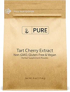 PURE ORIGINAL INGREDIENTS Tart Cherry Extract (1 lb) Non-GMO, Herbal Supplement