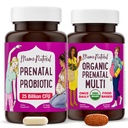Mama Natural Prenatal Sche - Kadınlar için Organik Prenatal Vitaminler + Hamile & Postpartum Wellness - Sadece 2 Pills bir Gün - Vegan & Non-GMO (30 Günlük Supply)