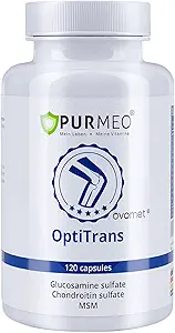 OVOMET Eggshell Membran Low-Purine Glucosamine Chondroitin Sulfate MSM Boswellia Ortak Supplement - Supports Mobility Comfort Flexability & Bone - Made in Germany - 60 Days Supply