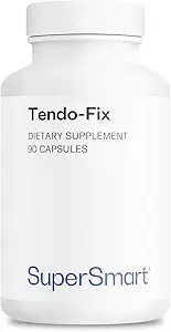 Supersmart - Tendo-Fix 750 mg Per Day - Collagen ile Ortak Hareketliliği artırmak | Non-GMO & Gluten Free - 90 Vegetarian Capsules