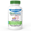 DrFormulas Organik Prebiyotik Fiber Constipation Relief | Nexabiyotik Superfood Tabs for Probiyotik Digestive Health, 60 Tablets