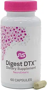 Neuro Science Digest DTX Gut Supplement with Digestive Enzymes for Men & Women + Apple Cider Vegar & çinko Carnosine - Sağlıklı Gut Detox, Immune Support & Digestive Health (60 Capsules)