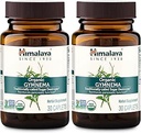 Himalaya Organik Gymnema Sylvestre – Herbal Glucose Metabolism Desteği - USDA Organik, Non-GMO, Vegan, Gluten Free, Supplement Free, 700 mg, 30 Caplets (Pack of 2)