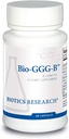 Bio GGG B, B Kompleksi, Biyokimyasal olarak B vitaminleri, Thiamin, Riboflavin, Niacin, B6, B12, Folate Üret Enerji, Pozitif Mood,Cardiovascular Sağlık 60 Capsule