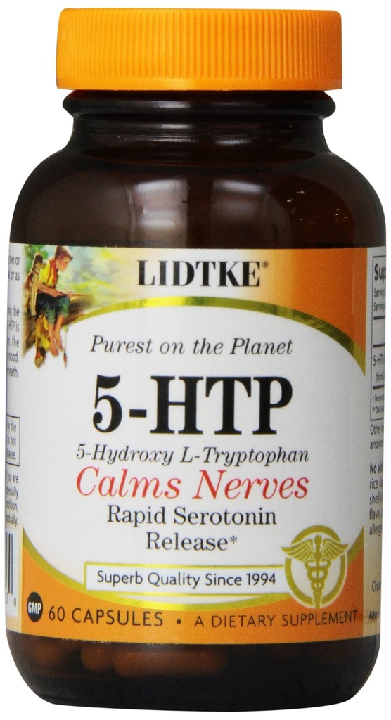 Lidtke Teknolojileri Diyet 5 HTP Capsules, 60 Kont