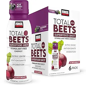 Force Factor Total Beets Chews with Beetroot & Grapeseed Extract Plus Vitafüzyon B12 Gummies, 90 Count Cherry Flavor