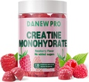 Erkekler ve Kadınlar Için Kreatin Monohidratlar - Sugar Free,Vegan, Raspberry Flavor, 120 Kont