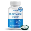Liposomal Benfotiamine with Vitamin B6, Vitamin B12, Alpha Lipoic Acid, Curcumin - Support Healthy Metabolism, Energy Levels