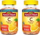 Nature Made Extra Strength Dosage Vitamin C 500 mg per Service, Dietary Supplement for Immune Support, 60 Gummies, 30 Day Supply (Pack of 2)