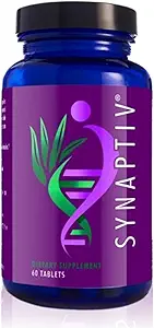 Υποστήριξη εγκεφάλου Youngevity SynaptivTM - 12in1 - Ginkgo, Huperzine, Bakopa, Quercetin και Περισσότερα - με Ισχυρή Αντιοξειδωτική Μείξη + Βιταμίνες - 60 δισκία (πακέτο του 1)