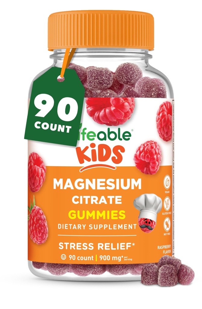 Ζωηρό Μαγνήσιο Gummies για τα παιδιά 