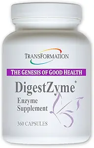 Çocuklar için GOOD SA Enzymes'in GENESIS - Doğal DigestZyme Supplement Formula Overal Health, Nutrient Abhidrasyon, Hamilelik ve Lactasyon sırasında Digestion, 360 Capsules