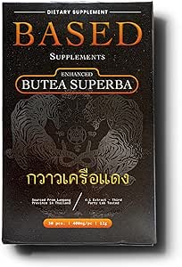 Συμπληρώματα Butea Superba Extract - Παραδοσιακό Ταϊλανδέζικο Βότανο για Ανδρική Ζωτικότητα, Εστίαση & Ενέργεια - Premium Root Powder με Φυσικά Φλαβονοειδή