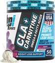 BPI Sports CLA+Carnitine – CLA L Carnitine & Linoleic Acid – L Carnitine Supplement for Kilo Kaybı, Metabolism & Lean Muscle – Caffeine Free – Grape – 50 Hizmet - 12.34 ozz