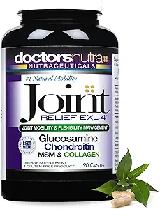 Συμπληρώματα κοινής υποστήριξης Glucosamine, Chondroitin, Turmeric, MSM, και Collagen 90 κάψουλες
