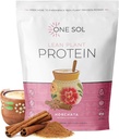 One Sol Lean Plant-based Protein Pee, Pea & Brown Rice Protein, Low Carb, Vegan Friendly - Γλουτένη, Λακτόζη, & Χωρίς σόγια - Δεν Προστέθηκε Ζάχαρη, Μη-ΓΤΟ, Καθαρή Διατροφή, Δεν Μπλέξιμο (Horchata)