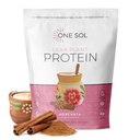 One Sol Lean Plant-based Protein Pee, Pea & Brown Rice Protein, Low Carb, Vegan Friendly - Γλουτένη, Λακτόζη, & Χωρίς σόγια - Δεν Προστέθηκε Ζάχαρη, Μη-ΓΤΟ, Καθαρή Διατροφή, Δεν Μπλέξιμο (Horchata)
