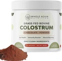 Organic Grass Fed Bovine Colostrum for Humans - Νέα Ζηλανδία Πηγή - Ανοσοσφαιρίνη (Συμπλήρωμα IgG) - 30 Σερβιέτες, σοκολάτα