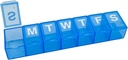 Basic Care Weekly (7-Day) Pill Organizer, Vitamin Planlayıcı, Ve Tıp Kutusu, Orta Karşılaştırmalar, Mavi