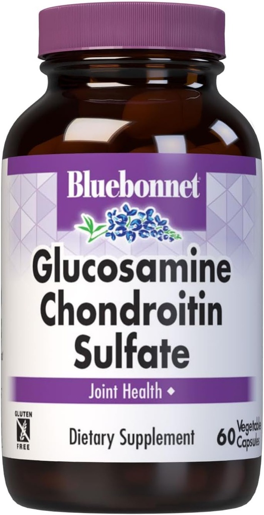 BlueBonnet Glucosamine συμπλήρωμα θειικής χονδροϊτίνης, 60 κόμης