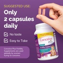 CONCEIVE PLUS Ovulation + Women's Ferttitude Combo, Supports Ferttitude and Ovarian Regulation, 60 + 120 Capsules
