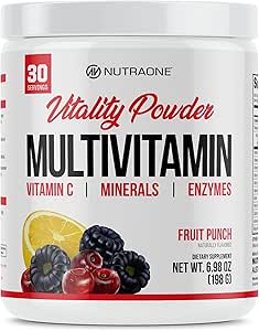 NutraOne Vitality Vitamin Toz Tozlu Vitamin ve Mineral Supplement (Fruit Punch - 30 Hizmet)