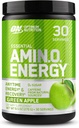 Optimum Beslenme Enerji - Yeşil Çay ile Çalışmak, BCAA, Amino Asits, Keto Friendly, Green Coffee Extract, Energy Toz - Green Apple, 30 Hizmet (Pazar Mayıs Vary)
