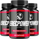 (3 Pack) Erkekler Supplement Capsules için Erecpower, Erecpower Piills All Natural Materialss, Erecpower Original Formula, Erecpower Vitamin Support, Ericpower Yorumları, 3 Ay için 180 Capsules