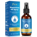 Pure Magnezyum Oil Spray,Magnesium Spray,Magnesium Oil for Feet, Glass Şişe,2 fl oz / sorb Kolay ve Absorb'a Kullanımı
