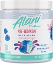 Alani Nu Pre Workout Toz Blue Slush,Energy Boost, Endurance Supplement, Sugar Free, 200 mg Caffeine, L-Theanine, Beta-Alanine, L-Citrulline, 30 Hizmet