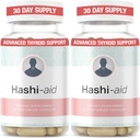 IBDassistTM Hashi Aid Thyroid Support for Women & Men - Thyroid Supplement for Hashimoto's Disease & Hypothyroidism* - with Ashwagandha, Selenium, Zinc, Essential Vitamins & More - 30 Κάψουλες (2 Pack)
