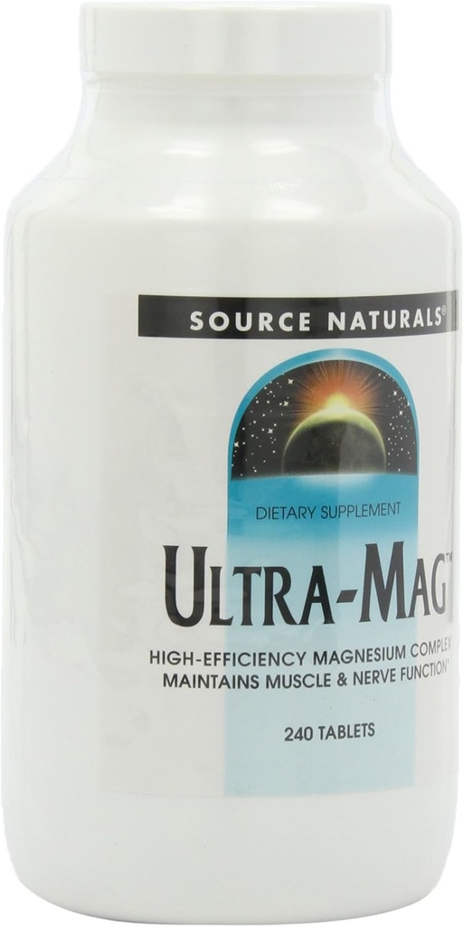 Source Naturals Ultra-Mag, 240 Tablet (Pack of 2)