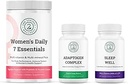 Γυναικεία Καθημερινή 7 Απαραίτητα, Adaptogen Complex & Sleep Well Bundle