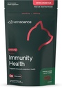 Vetri Science Lysine Immunity Health Chews, 250 mg Lysine Plus Immune Supplement for Cats and Kittens with Allergies, Sneezing, Runny Nose and Watery Eyes, Chicken, 90 Count