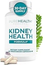 PUREHEALTHTH Kidney Health Formula - Complete Kidney Stones Dissolver with Chanca Piedra Stone Breaker for Ultimate Kidney Support - 1 Şişe