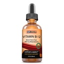 B12 Vitamini Sıvı Ölçeği - Mecobalamin, VIT B 12 Destek Enerji, Max Aborpsiyon, 3000 Live Per Servis, 60 Hizmet, ABD'de Üretilmiş, Vegan Dostu, ABD'de Üretilmiş