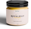 100% Saf Kraliyet Jelly - Raw & Unprocessed, Vitaminler ve Amino Asitler, Doğal Cilt Bakımı (2oz) ile paketlendi.