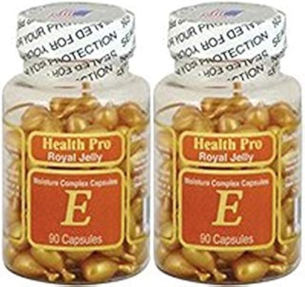 NU-Sağlık Vitamini E Skin Oil Royal Jelly, 90 Softgels (Pack of 2)