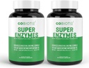 GOBIOTIX Digestive Enzymes Supplement with Prebiyotiks and Probiyotiks for Women and Men - Gut Health, Gluten Digestion, Lactose Abxia, Plantive Pills - 120 Capsules