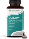 Visibili-T Vitamini Eye Health & Vision Support - Carrot Root, Chromium, Bilberry, Ginkgo Biloba, Grape Seed Extract, Lycopene, A, Lutein & Zeaxanthin - 60 Capsules
