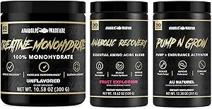 Kreatin Monohidrat Gelişmiş Kreatin Formlar, Pump N Grow Stimulant Free Pump & Endurance Activator ve Ob Recovery Essential Amino Asits Mix