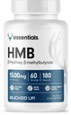 Ενισχυμένο HMB (Beta-hydroxy Beta-μεθυλοβουτυρικό) 1500mg ανά υπηρεσία, Απαραίτητα (60 μερίδες, 180 κάψουλες)