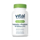 Hiperbiyotikler Vital Nutrients Prebiyotik ve Probiyotik for Women and Men | 60 Milyar CFU | Pre and Probiyotiks Supports Digestive Health, Constipation, Diarrhea, Gas & Bloating | 60 Vegan Capsules