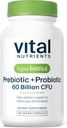 Hiperbiyotikler Vital Nutrients Prebiyotik ve Probiyotik for Women and Men | 60 Milyar CFU | Pre and Probiyotiks Supports Digestive Health, Constipation, Diarrhea, Gas & Bloating | 60 Vegan Capsules