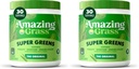 Πακέτο εκπληκτικών πράσινων χόρτου Superfood σκόνη: Πράσινοι σκόνη με Digestive Ένζυμα & Προβιοτικά, Βιολογικά Spirulina, Chlorella, και Beet Root σκόνη, Original, 30 εξυπηρετούν (60 Σύνολο εξυπηρετούν)