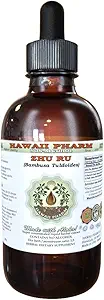 Hawaii Pharm Zhu Ru Alkol Özgür Madde, Zhu Ru, Wine (Bambusa Tuldoides) Shavings Glycerite Natural Herbal Supplement, USA 4 fl.oz
