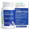 NatureCity True-Joint FLX Joint Supplement Formula (120 Capsules) | TamaFlex, NEM Eggshell Membrane, Levagen+ PEA & CuberUp | Supports Joint Comfort, Flexibility, Mobility, Function & Cartilage Health